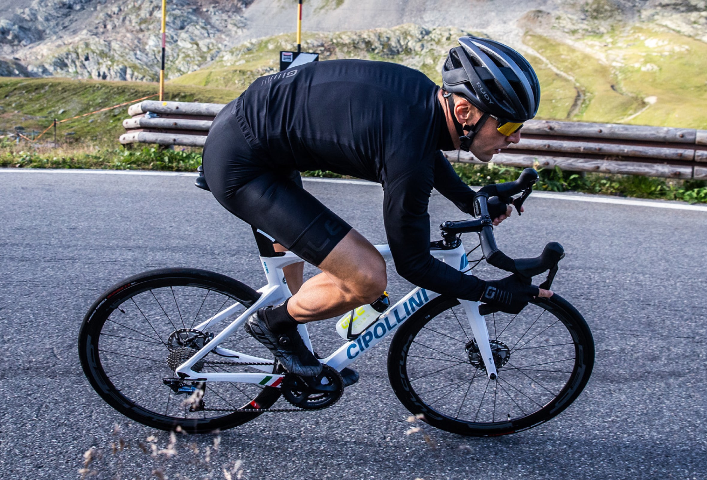 Kurtka rowerowa męska Alé Cycling Klimatik Guscio Racing Rainproof